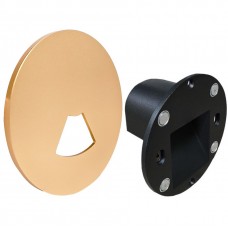 Φωτιστικό Χωνευτό Στρογγυλό LED 3W 230V CCT 38° Αλουμινίου IP65 Χρυσαφί 3-938 